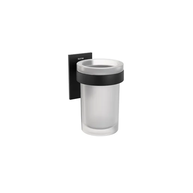 cosmic-stick-zahnb-rstenhalter-glas-schwarz-matt image 1