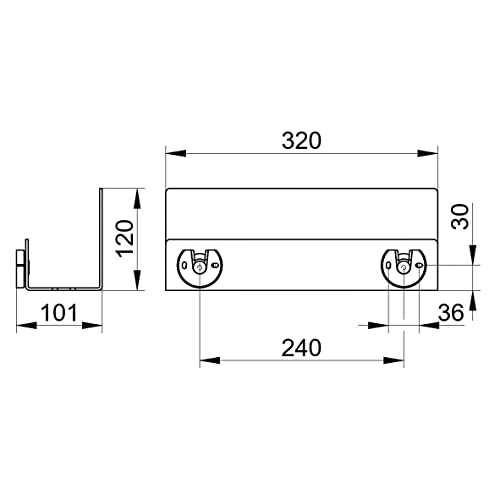 keuco-reva-duschablage-duschkorb-schwarz-32-cm image 8