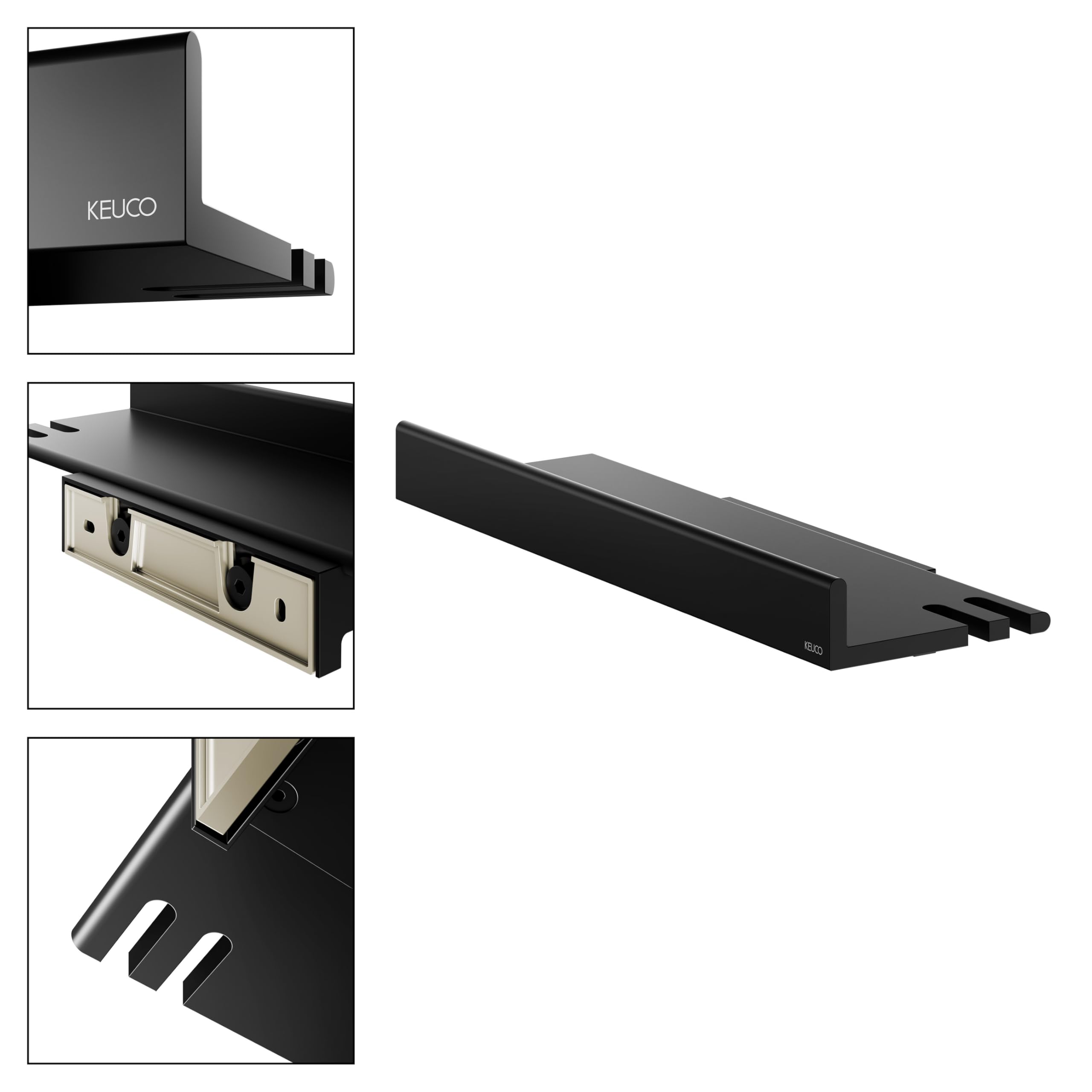 keuco-reva-duschablage-35-cm-schwarz-matt-mit-haken image 4