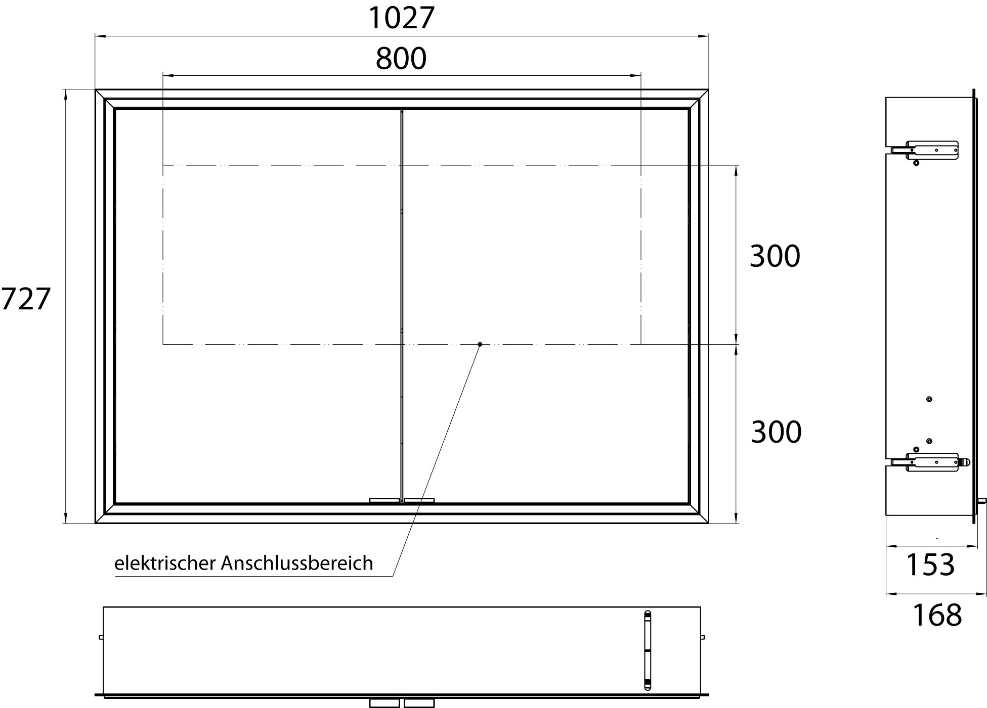 frasco-centric-led-spiegelschrank-100-cm-aluminium-unterputz-ip20 image 6