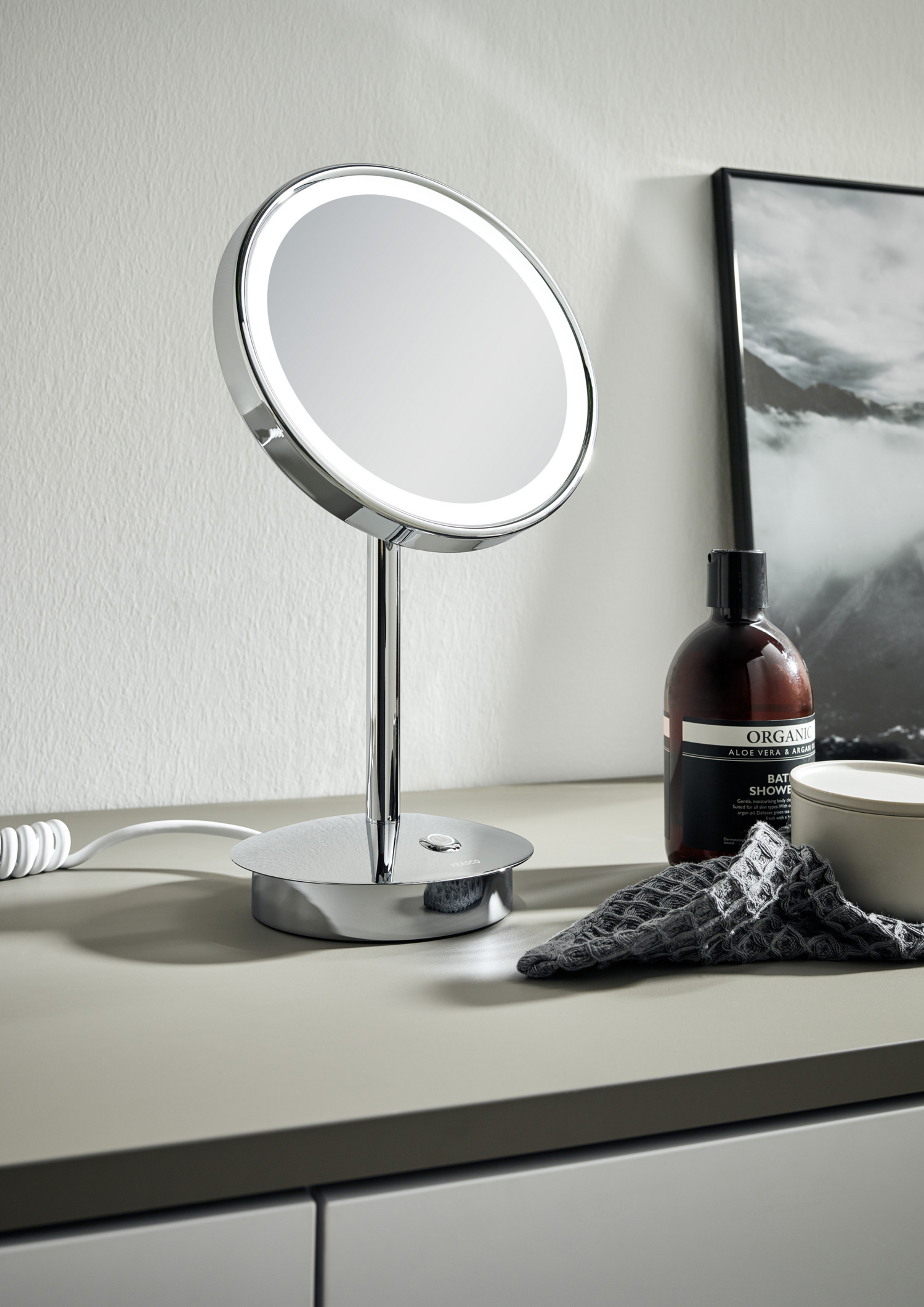 frasco-sential-led-standspiegel-rund-203-mm-3-fach image 3