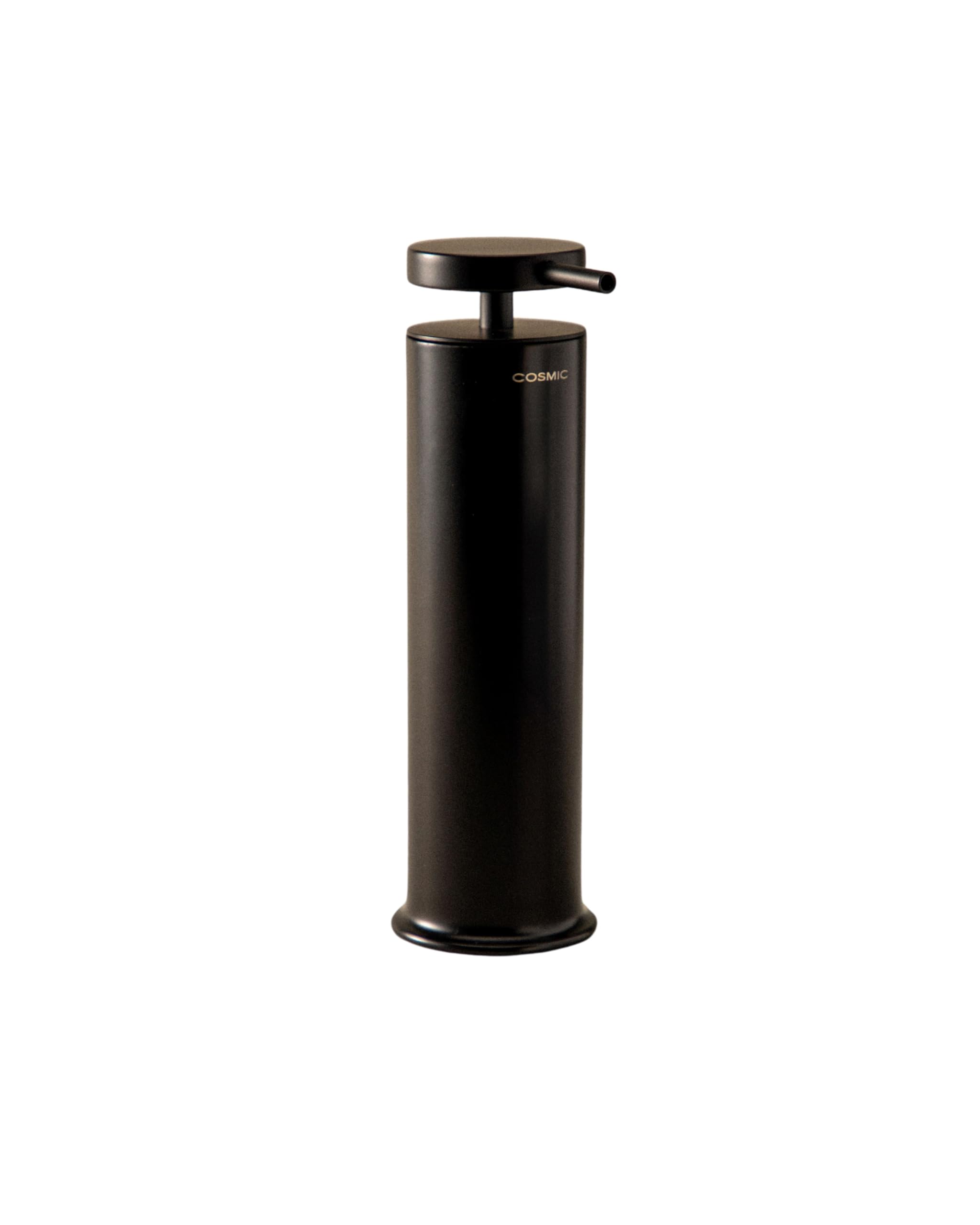cosmic-geyser-seifenspender-schwarz-matt-185-ml-edelstahl image 1