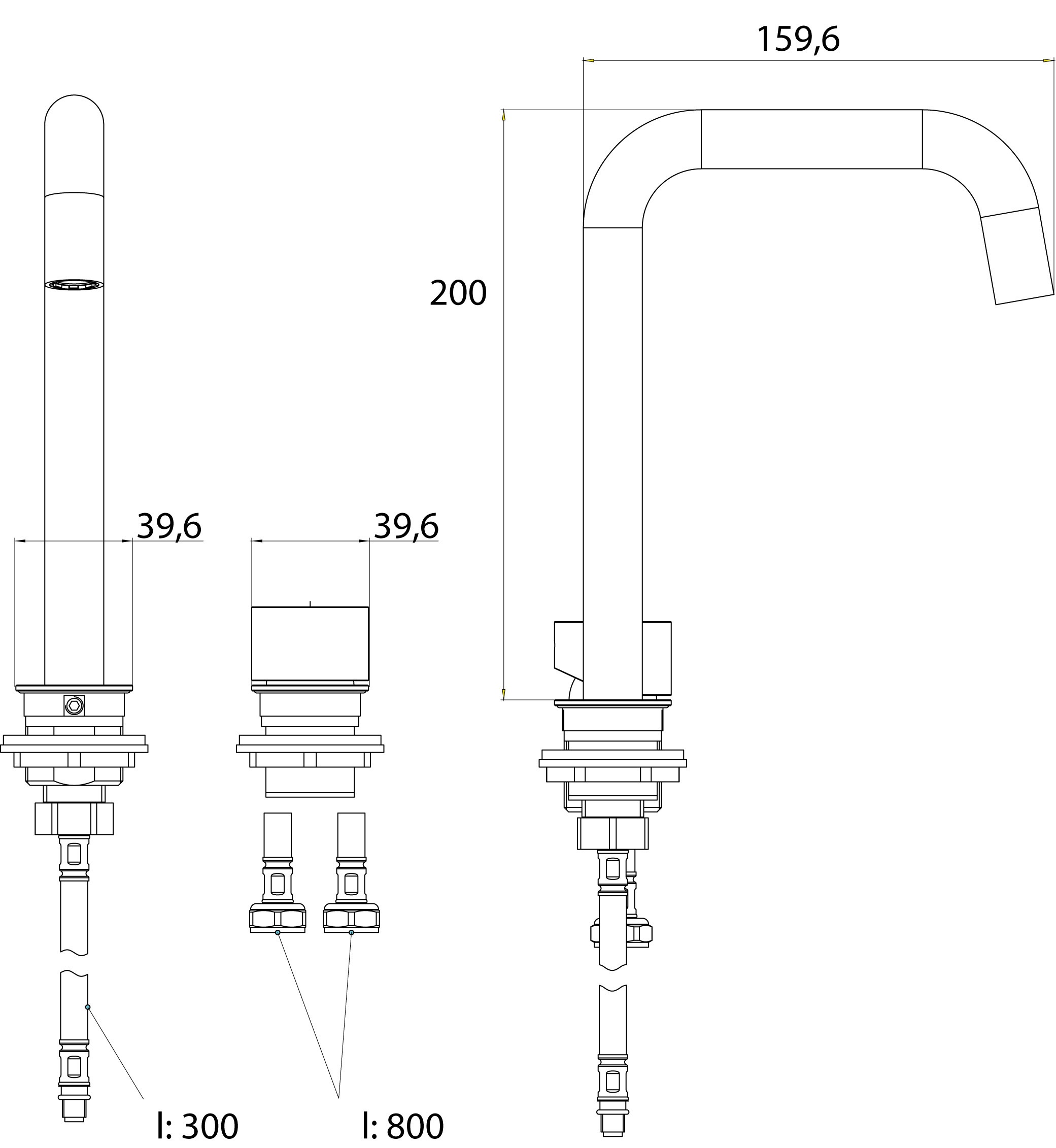 frasco-centric-2-loch-waschtischarmatur-schwarz-gebogen image 3