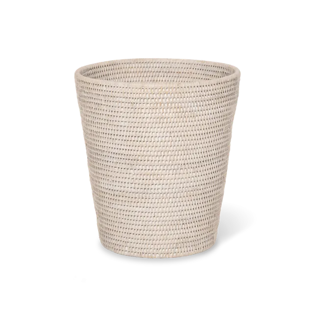 decor-walther-basket-pk-papierkorb-rattan-hell-rund image 1