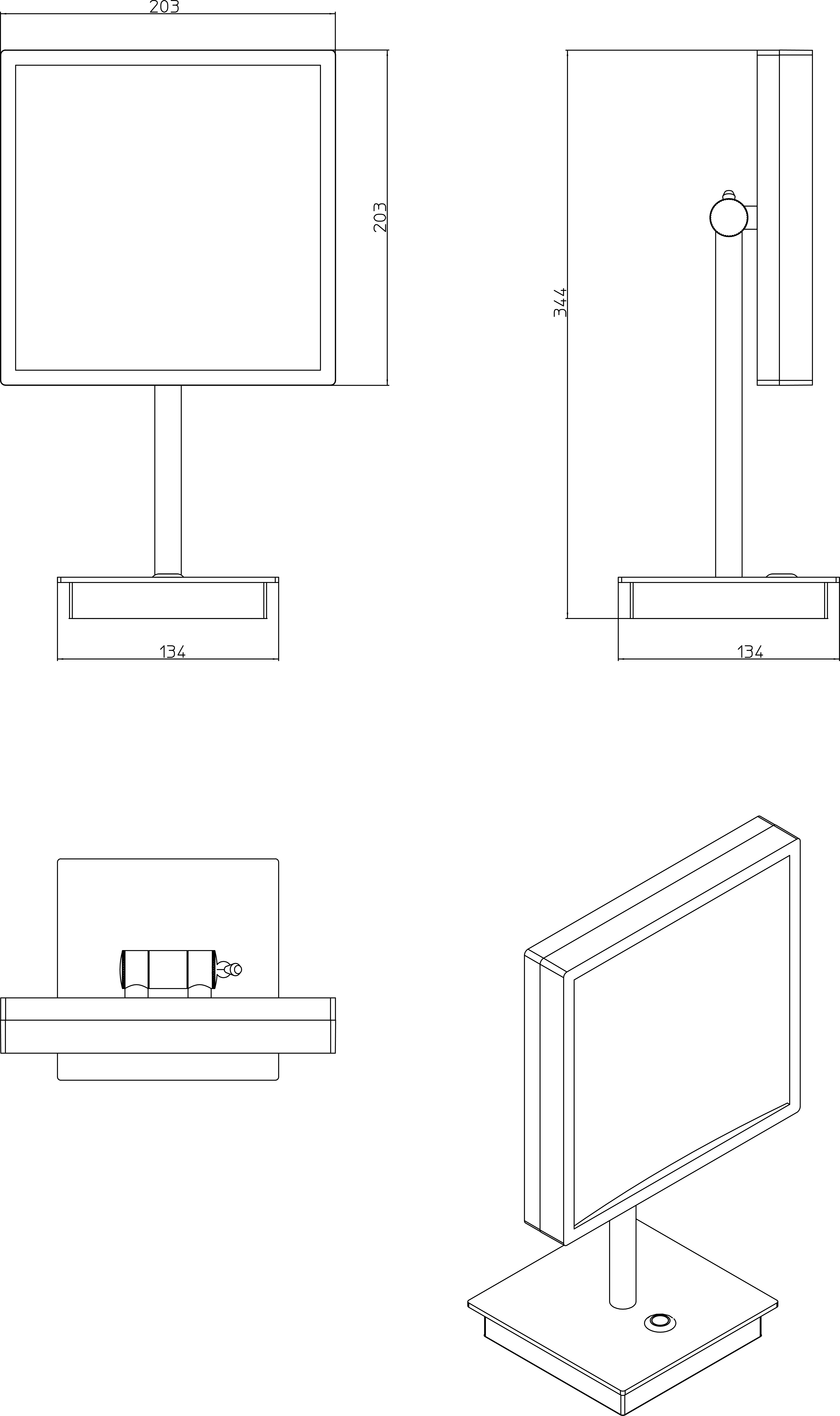 frasco-sential-led-standspiegel-3-fach-eckig-203x203-mm image 4