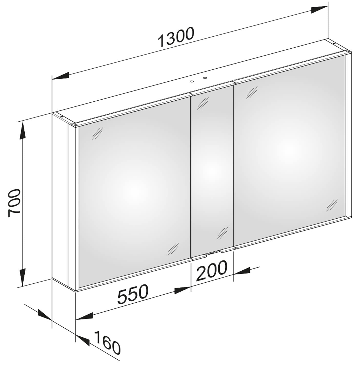 keuco-royal-match-spiegelschrank-130-cm-2-t-rig-led-dimmbar image 3