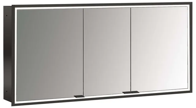 frasco-centric-led-spiegelschrank-150-cm-schwarz-ip20 image 1