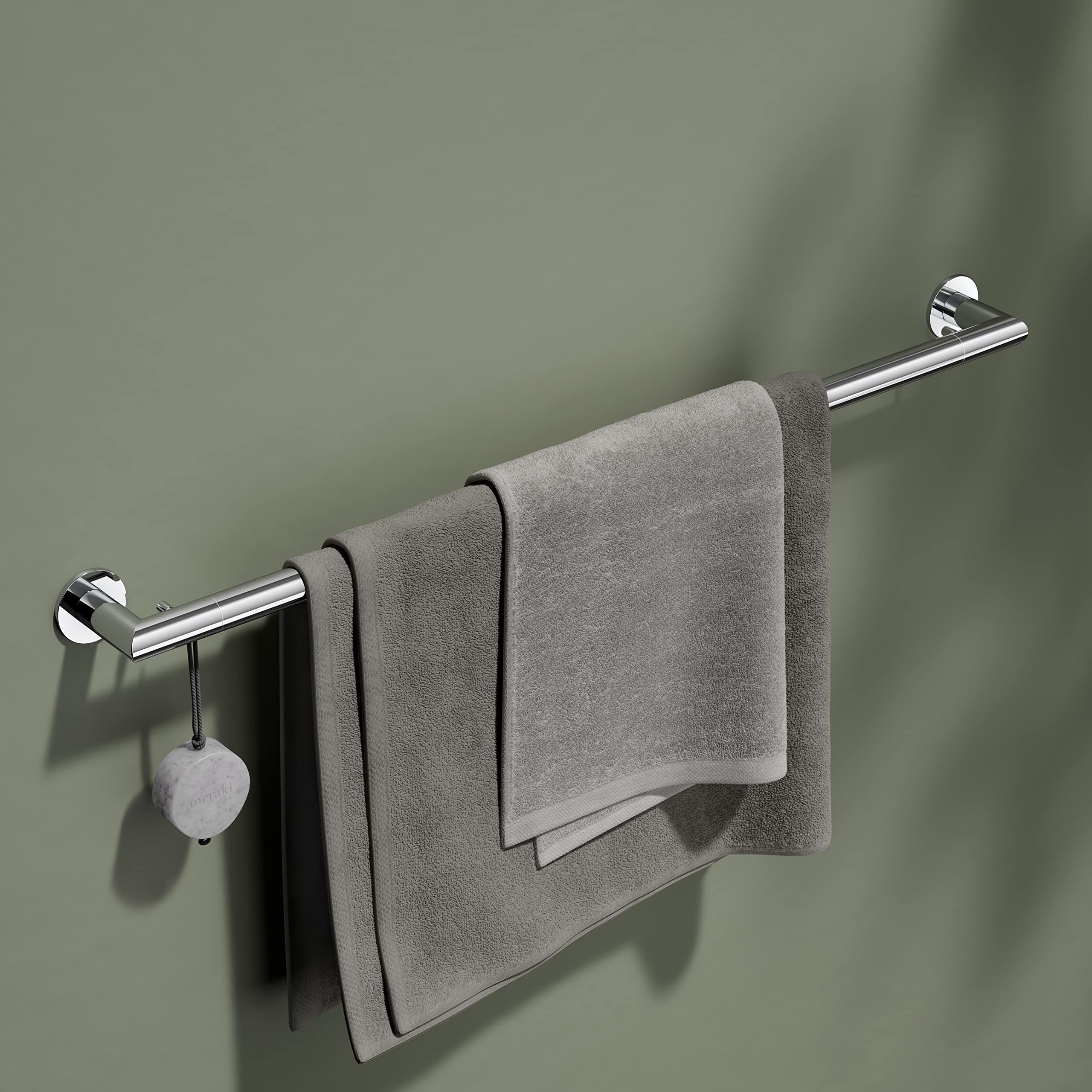 keuco-reva-badetuchhalter-80-cm-chrom-mit-haken-ohne-bohren image 2