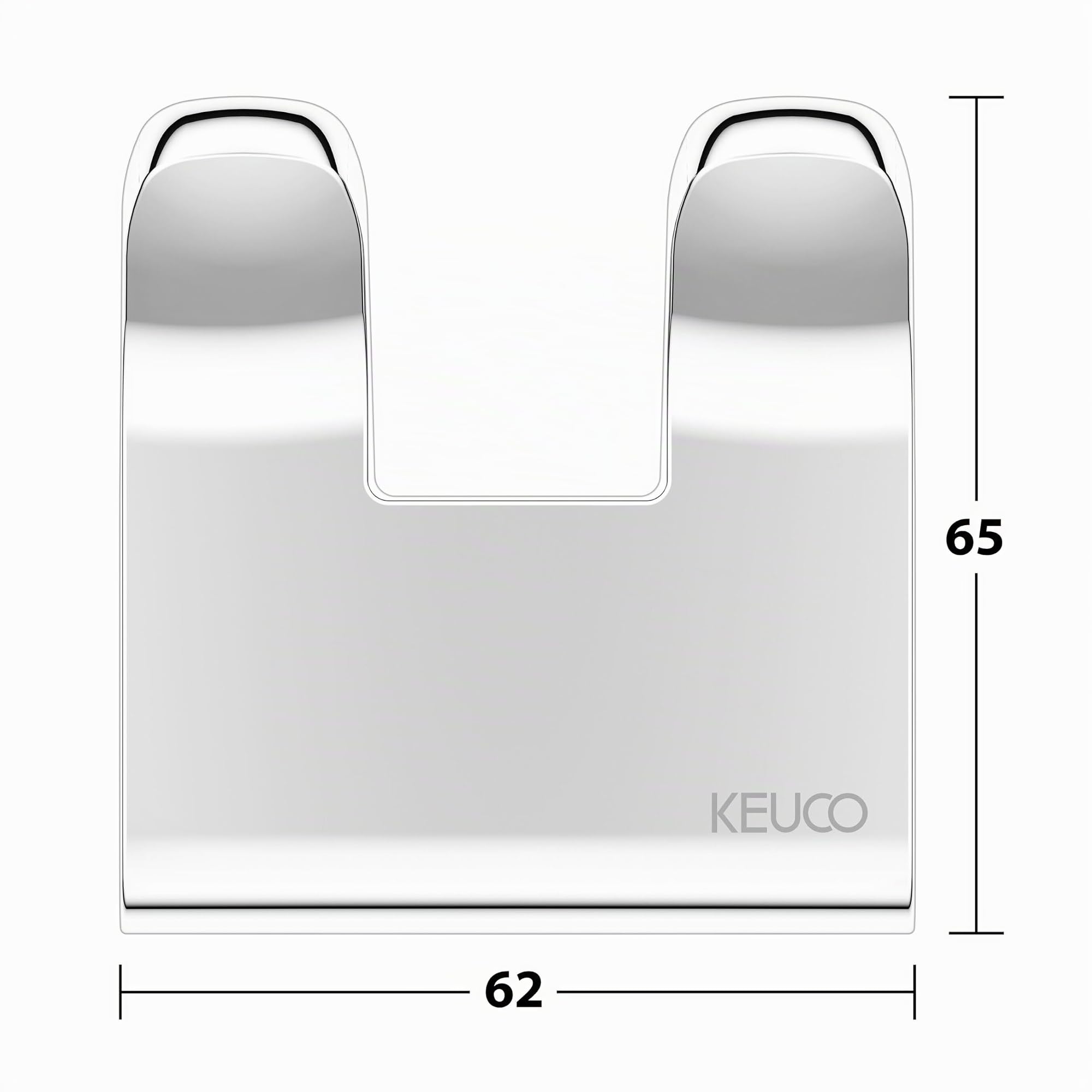 keuco-collection-moll-doppel-handtuchhaken-chrom-metall image 7