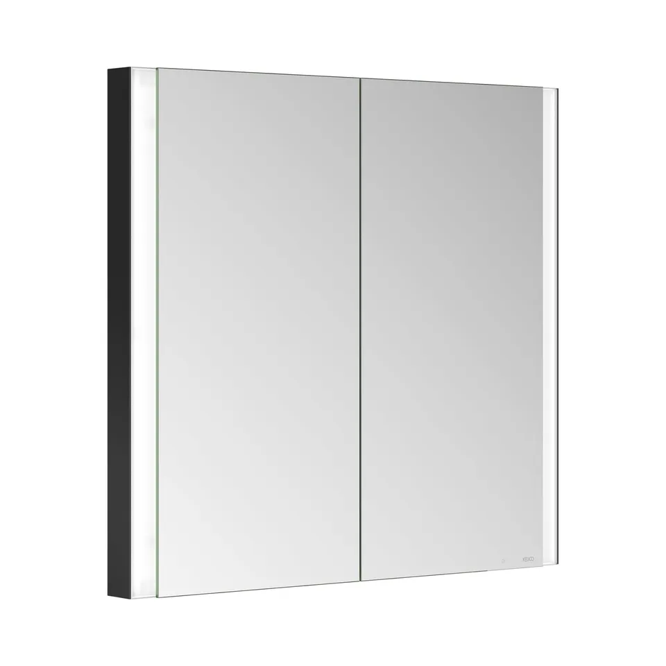 keuco-royal-lumos-spiegelschrank-80-cm-2-t-rig-einbau-schwarz image 1