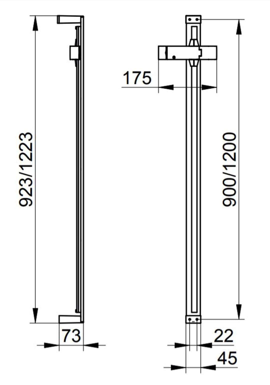 keuco-edition-11-brausestange-900-mm-chrom-51185010900 image 2