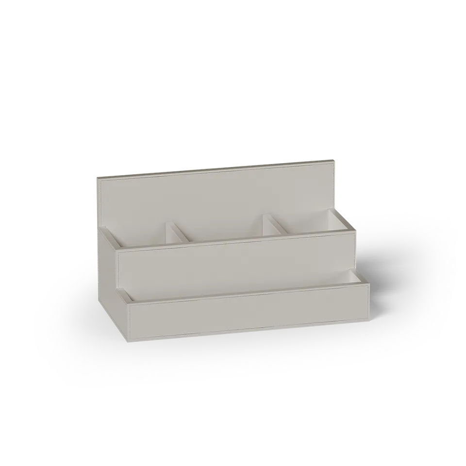 decor-walther-brownie-storage-kosmetikbeh-lter-schwarz-kunstleder image 1