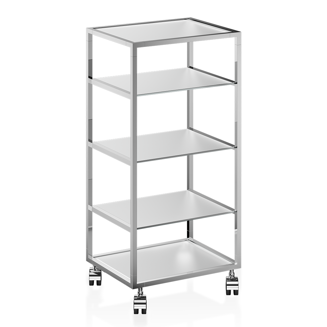 decor-walther-classic-rw-2-rollschrank-chrom-glas-matt image 1