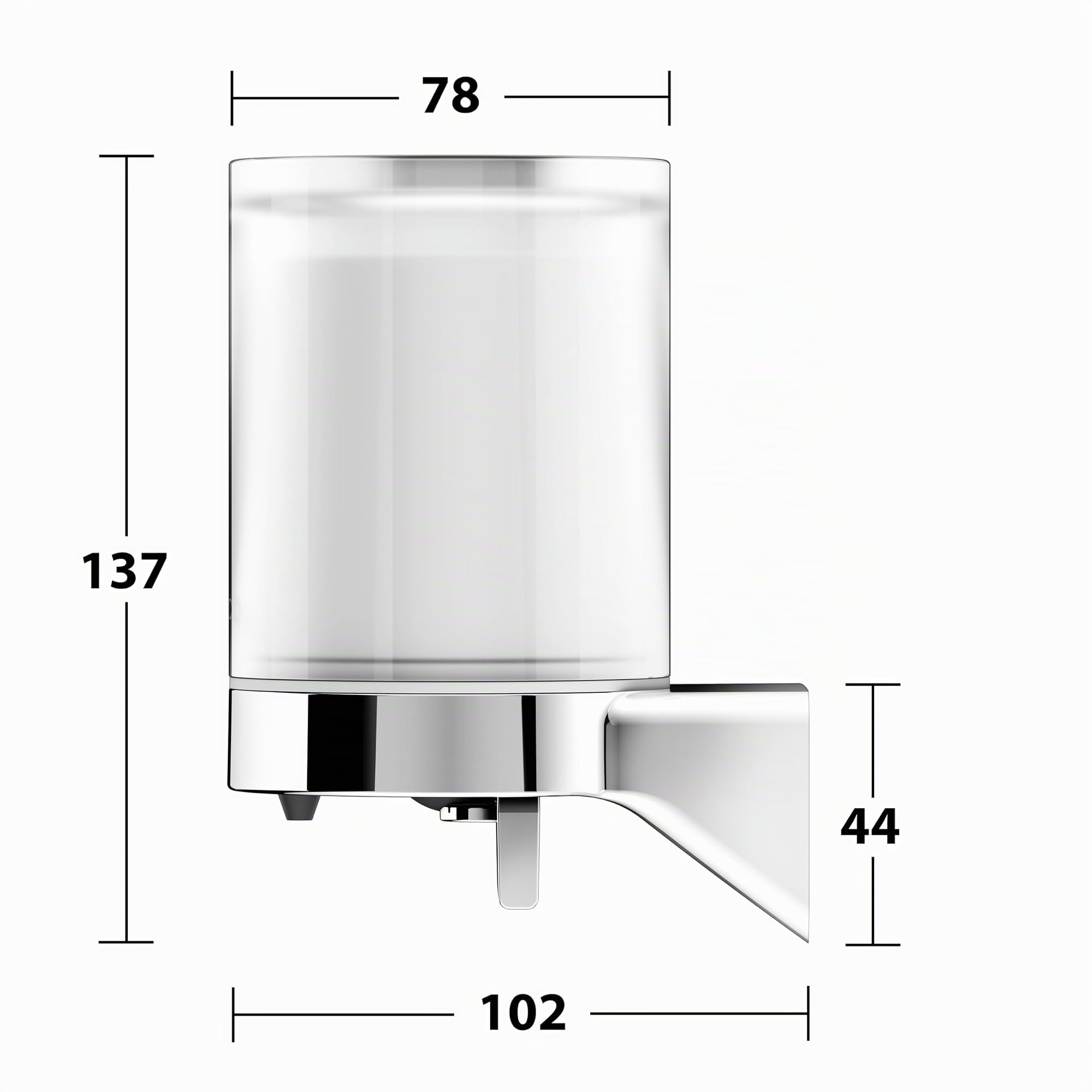keuco-reva-seifenspender-180-ml-chrom-ohne-bohren image 7