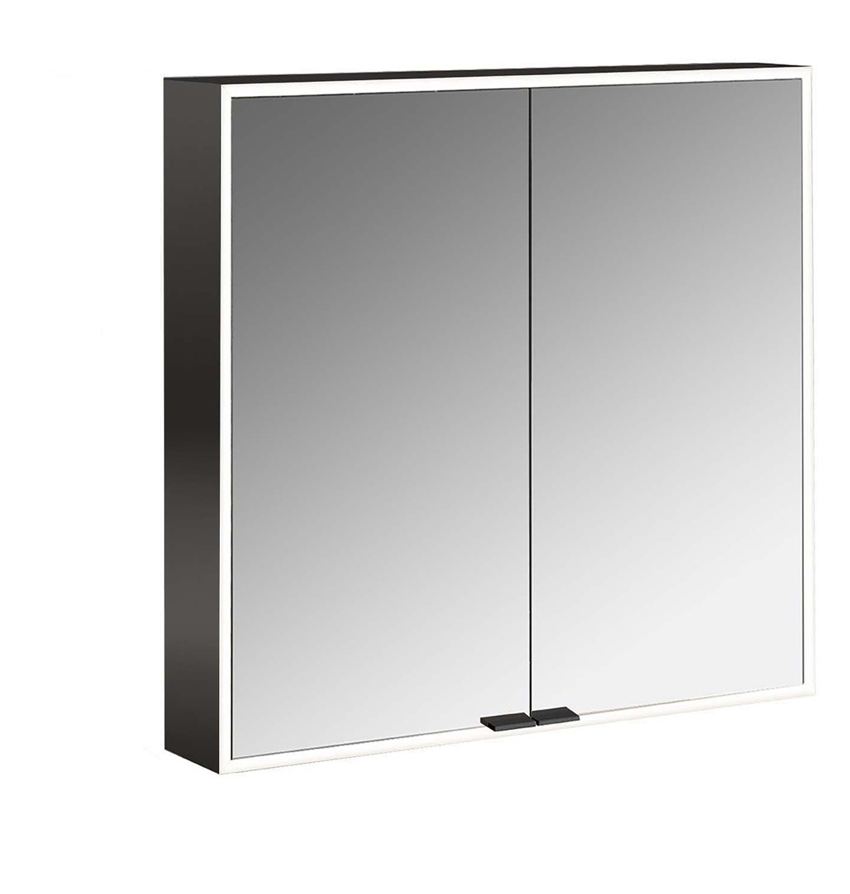 frasco-centric-spiegelschrank-70-cm-schwarz-aufputz-led image 1
