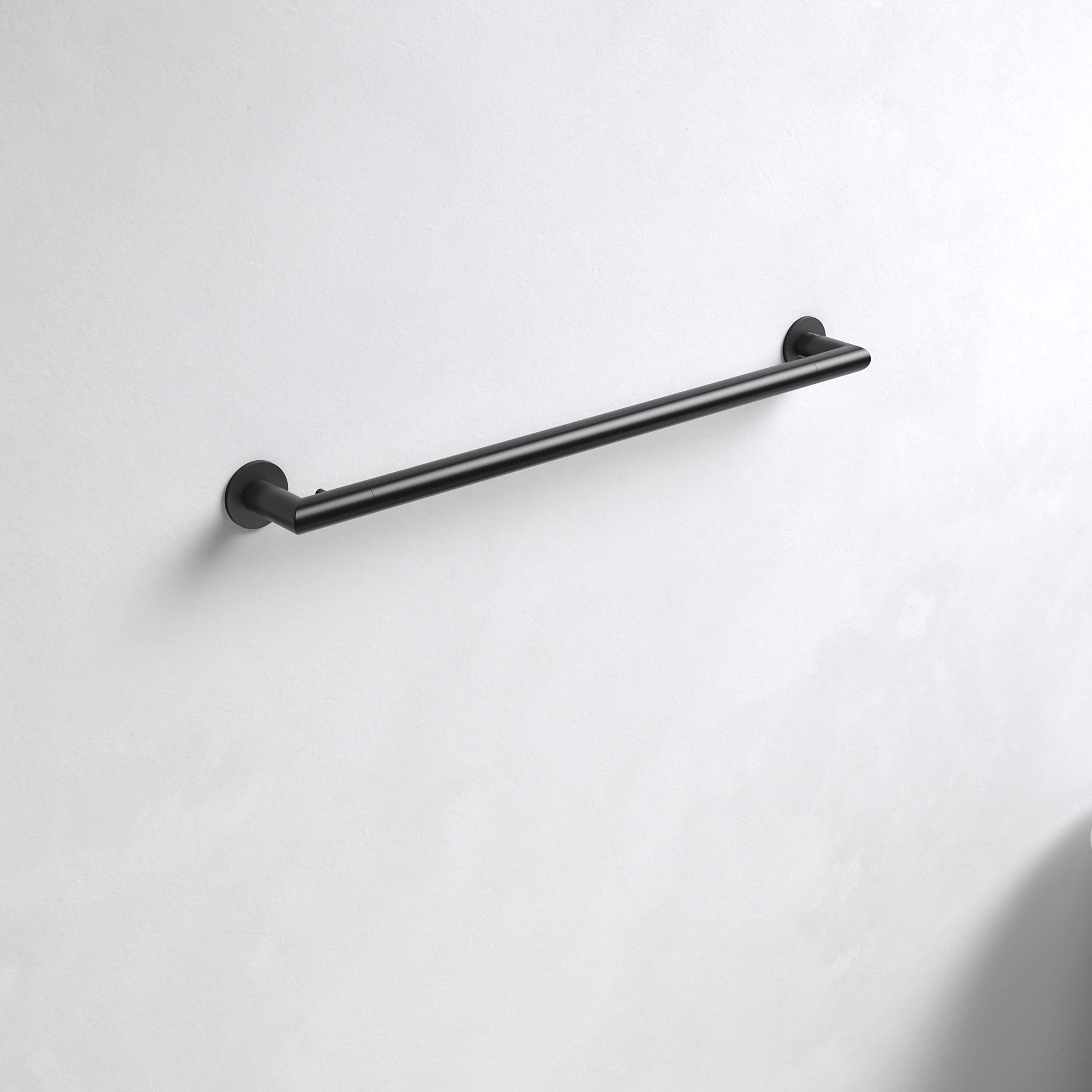 keuco-reva-badetuchhalter-60-cm-schwarz-matt-mit-haken image 1