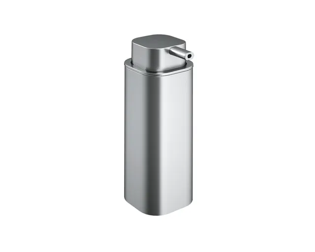 cosmic-nea-seifenspender-370-ml-edelstahl-chrom-matt-eckig image 1