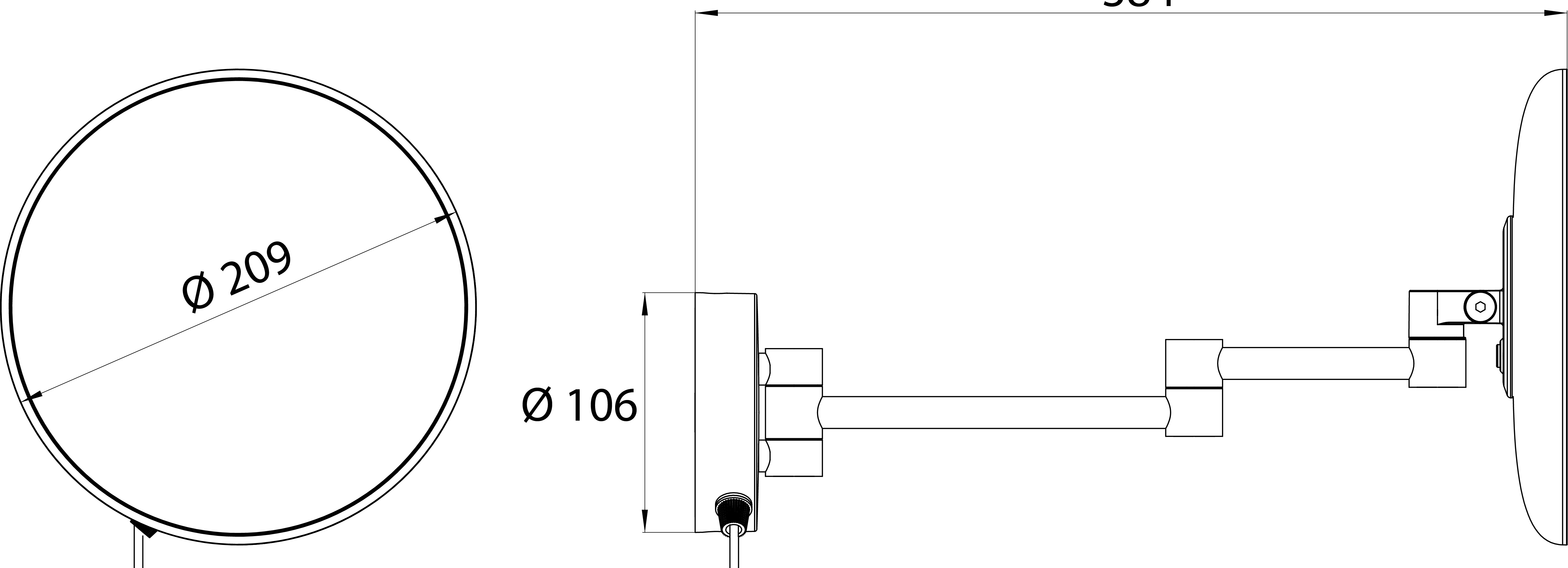 frasco-centric-led-kosmetikspiegel-rund-209-mm image 2