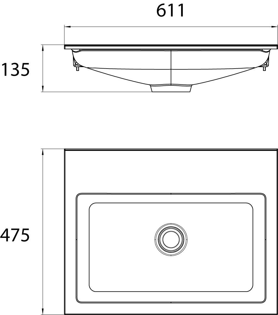 frasco-centric-waschtisch-mineralguss-60-cm-1-hahnloch image 2