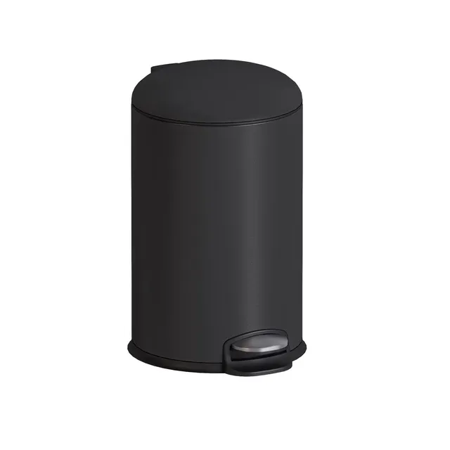 cosmic-essentials-badezimmer-abfalleimer-5l-schwarz-matt-edelstahl image 1