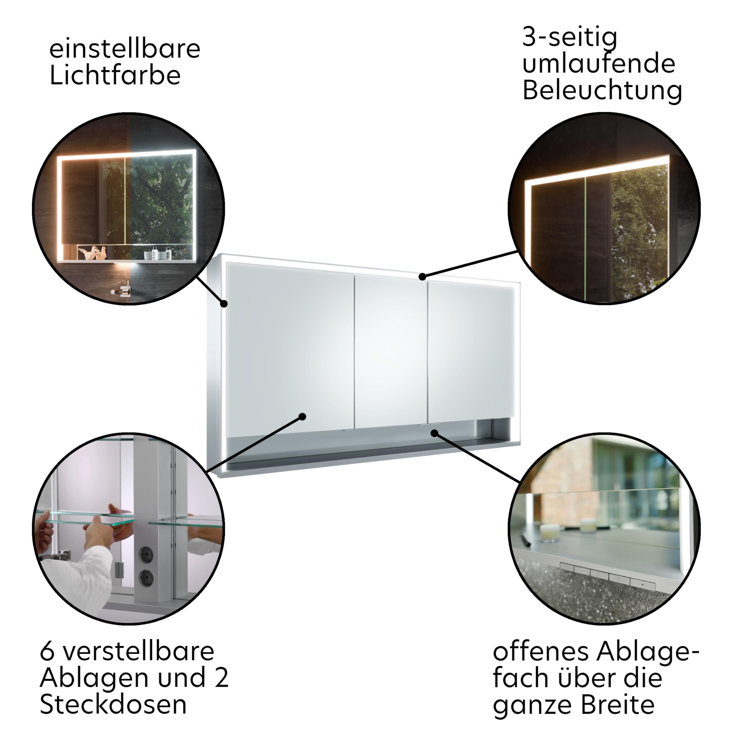 keuco-royal-lumos-spiegelschrank-140-cm-offenes-fach-led image 5