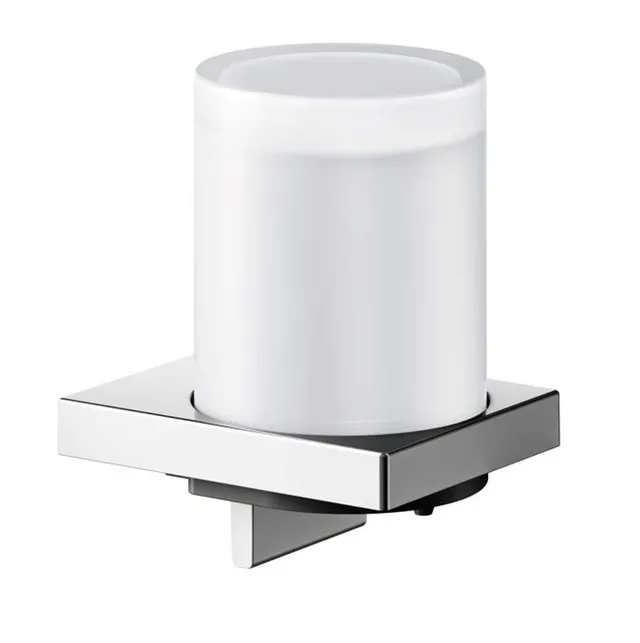 keuco-edition-90-square-seifenspender-180-ml-chrom-milchglas image 1