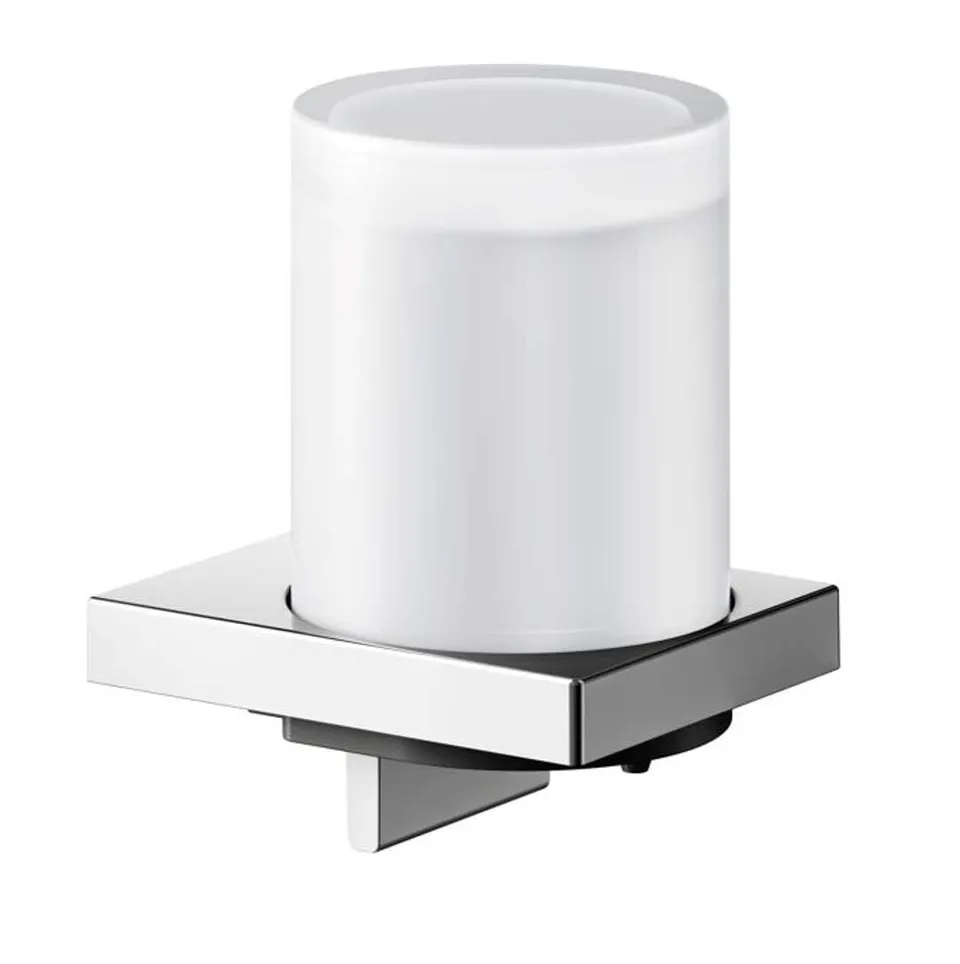 keuco-edition-90-square-seifenspender-180-ml-chrom-milchglas image 1