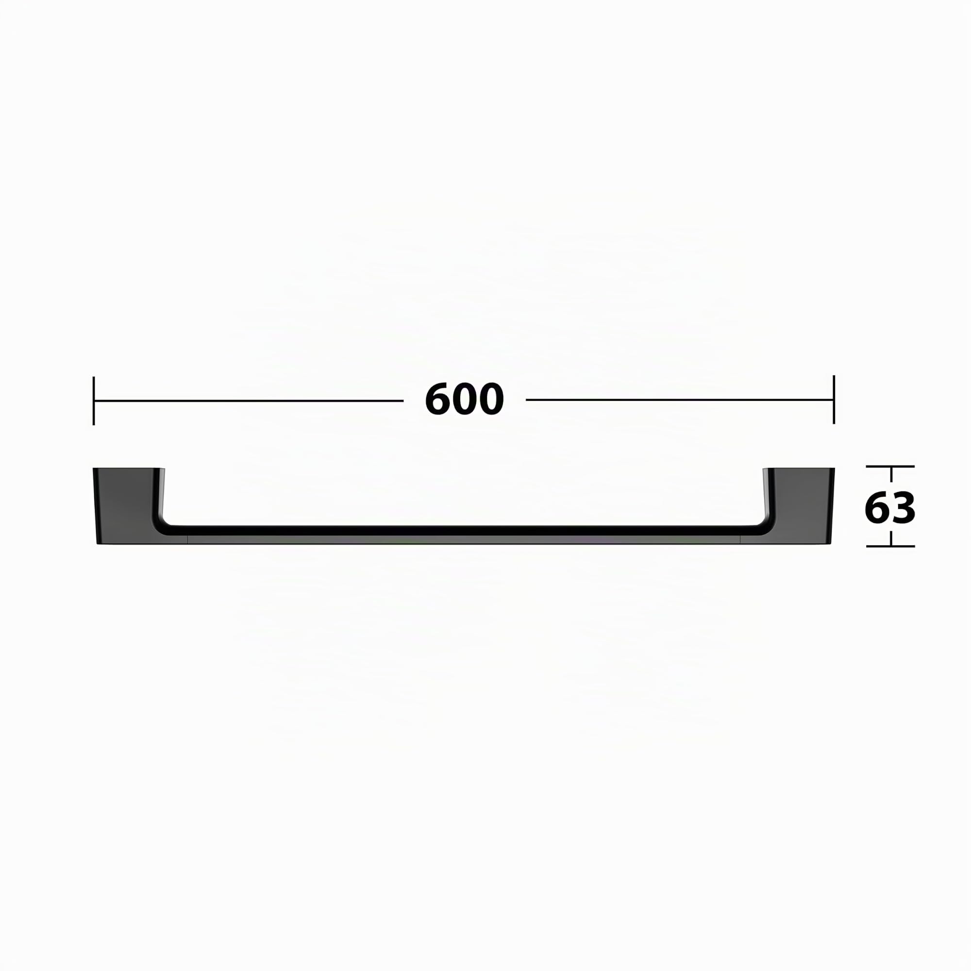 keuco-reva-badetuchhalter-60-cm-schwarz-matt-metall image 7