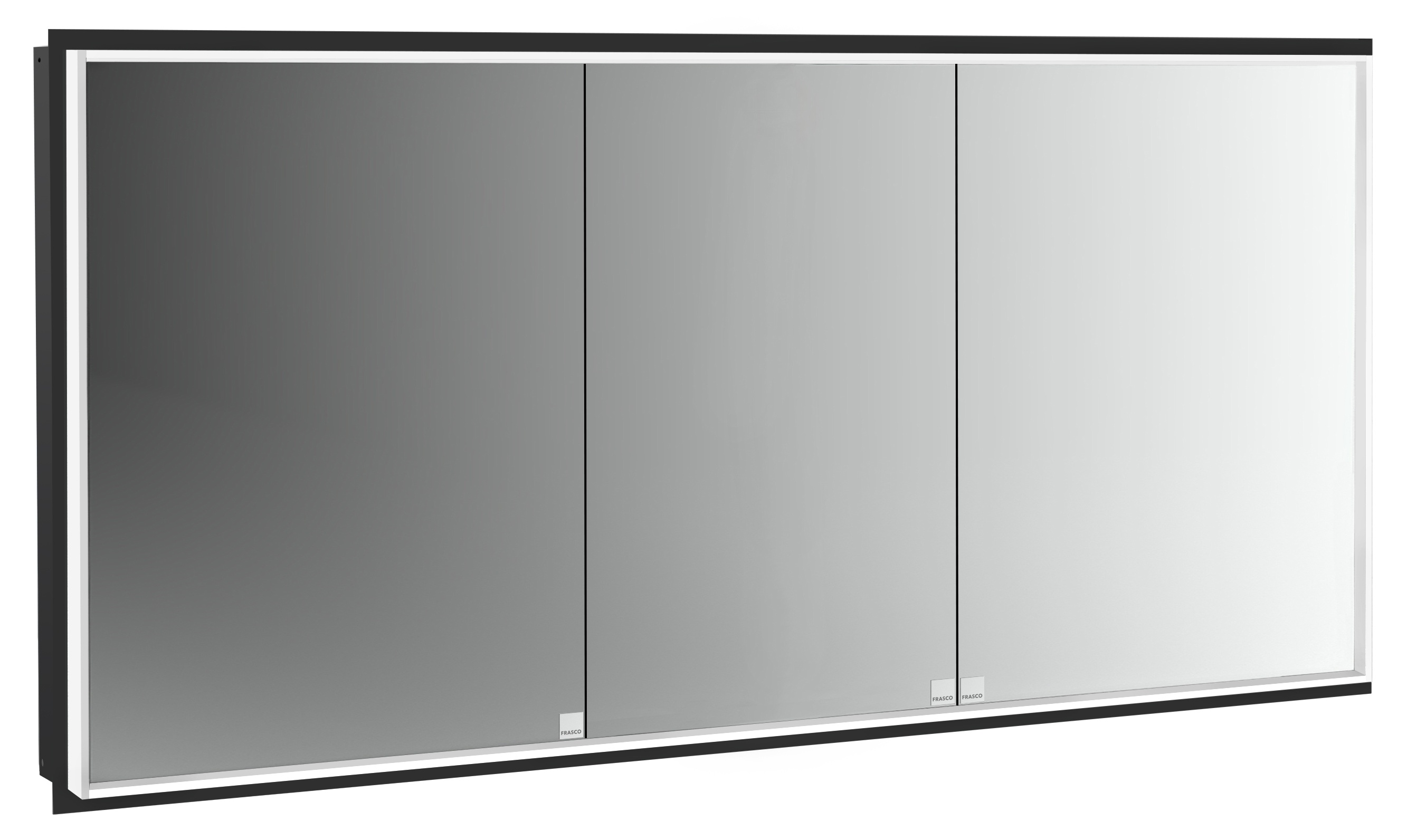 frasco-centric-deep-spiegelschrank-140-cm-schwarz-unterputz image 1