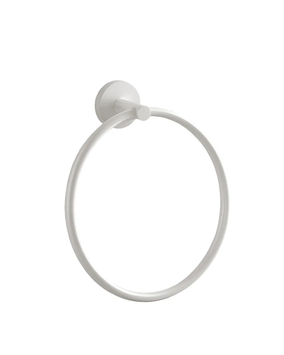 cosmic-start-handtuchring-wei-matt-22-cm-metall image 1