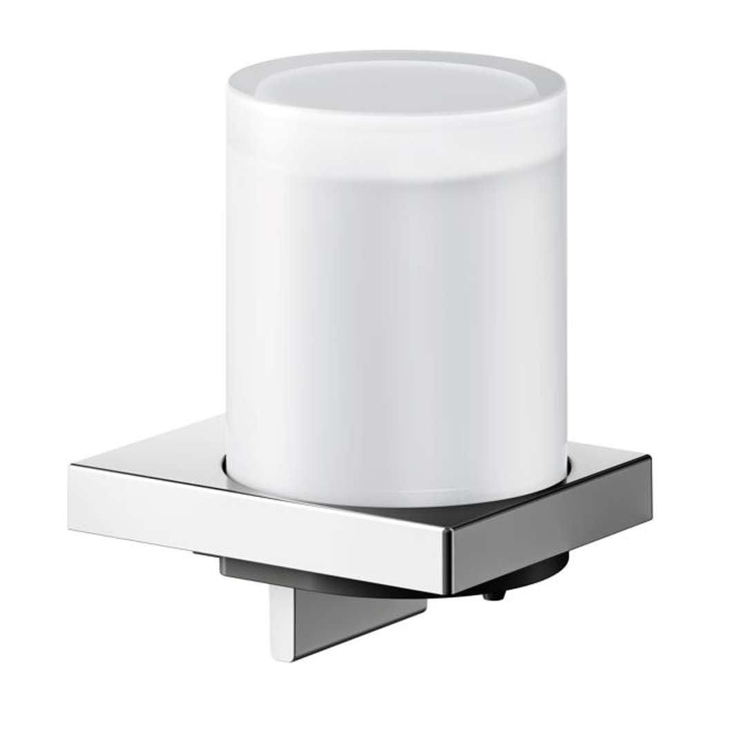 keuco-edition-90-square-seifenspender-180-ml-chrom-milchglas image 1