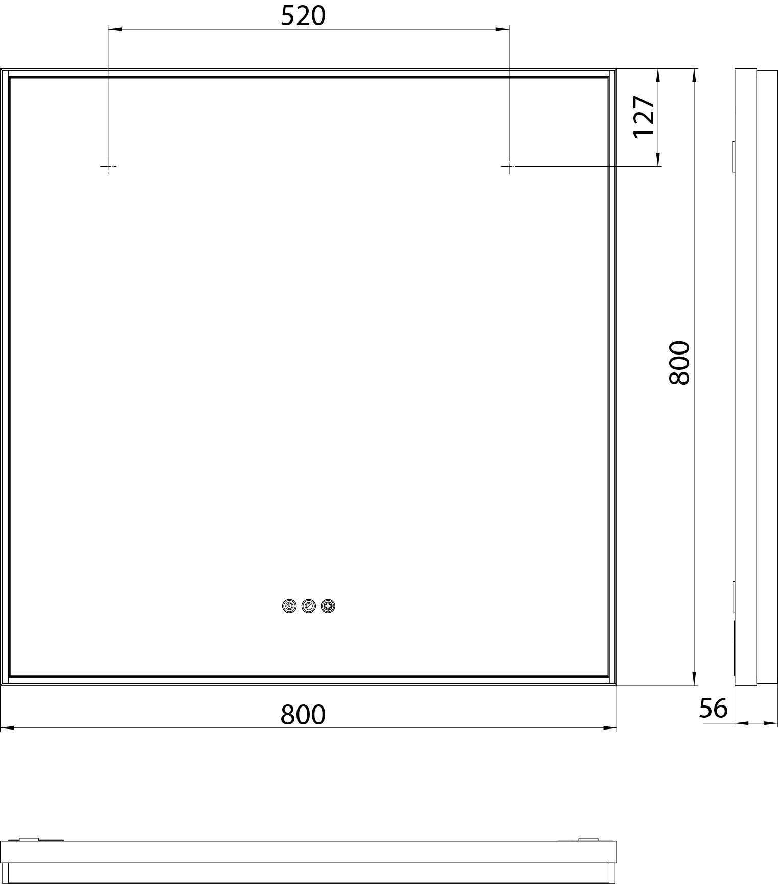 frasco-deep-pro-led-lichtspiegel-80-cm-raumschaltung image 3