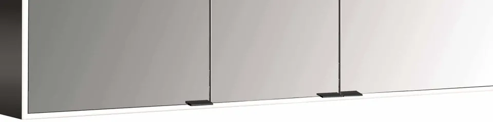 frasco-centric-led-spiegelschrank-150-cm-schwarz-aufputz image 1