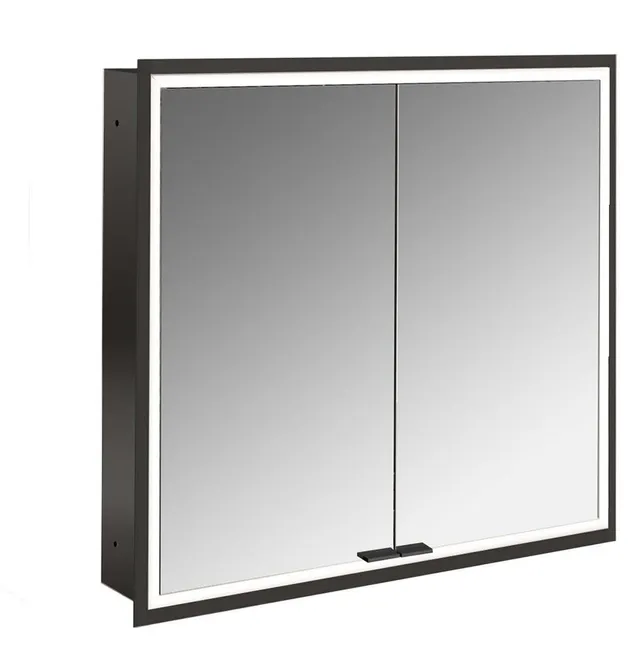 frasco-centric-led-spiegelschrank-70-cm-schwarz-unterputz image 1