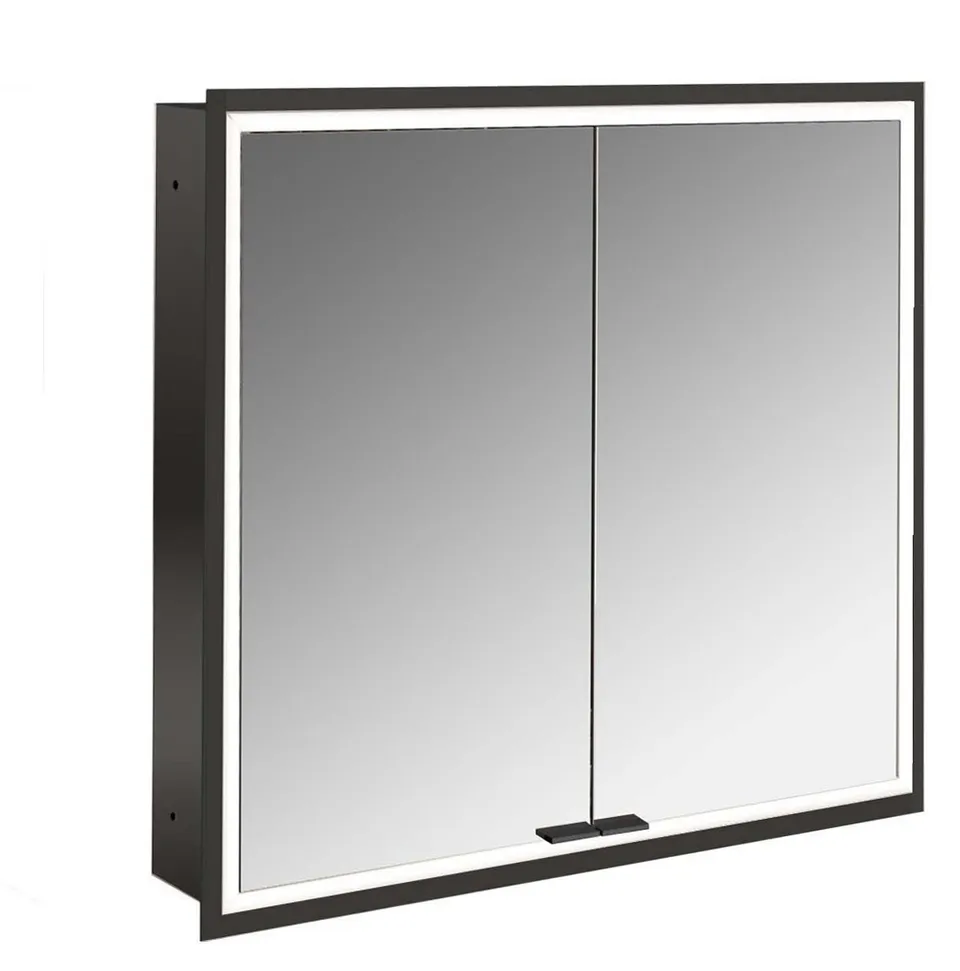 frasco-centric-led-spiegelschrank-70-cm-schwarz-unterputz image 1