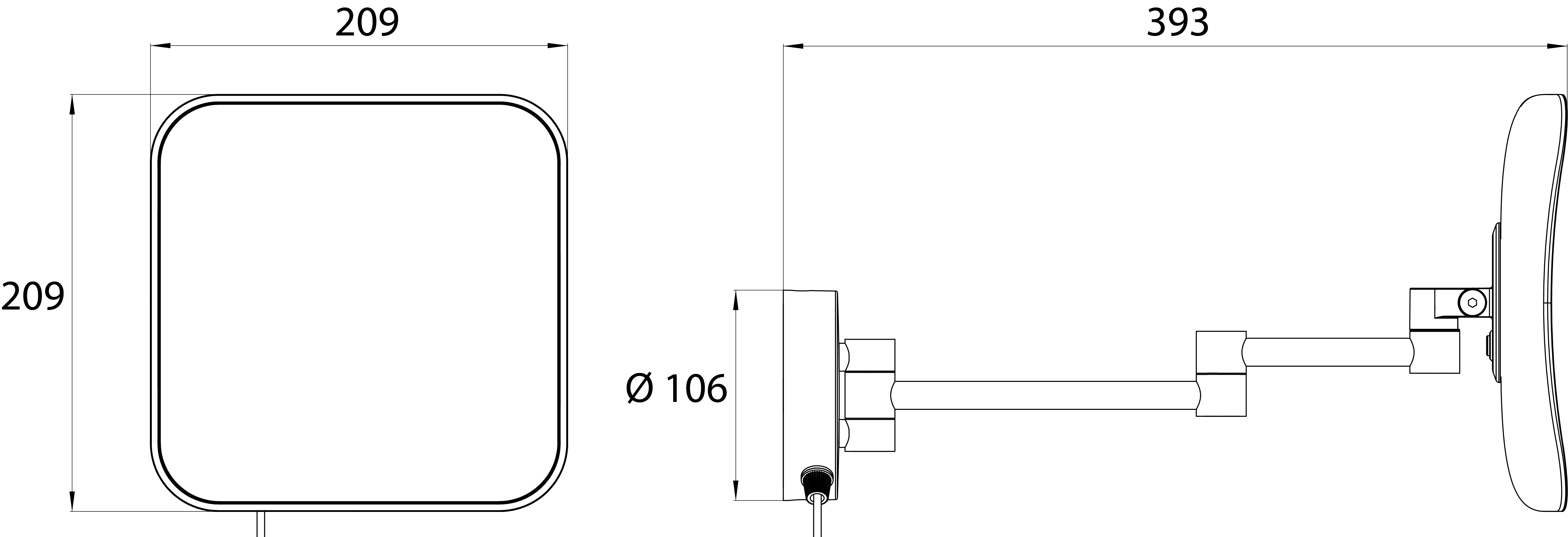 frasco-centric-led-kosmetikspiegel-eckig-209x209-mm image 2