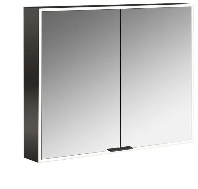 frasco-centric-spiegelschrank-led-80-cm-schwarz-aufputz image 1