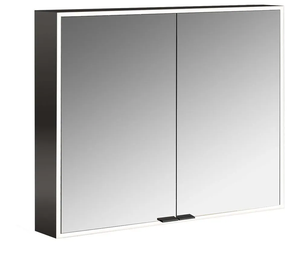 frasco-centric-spiegelschrank-led-80-cm-schwarz-aufputz image 1