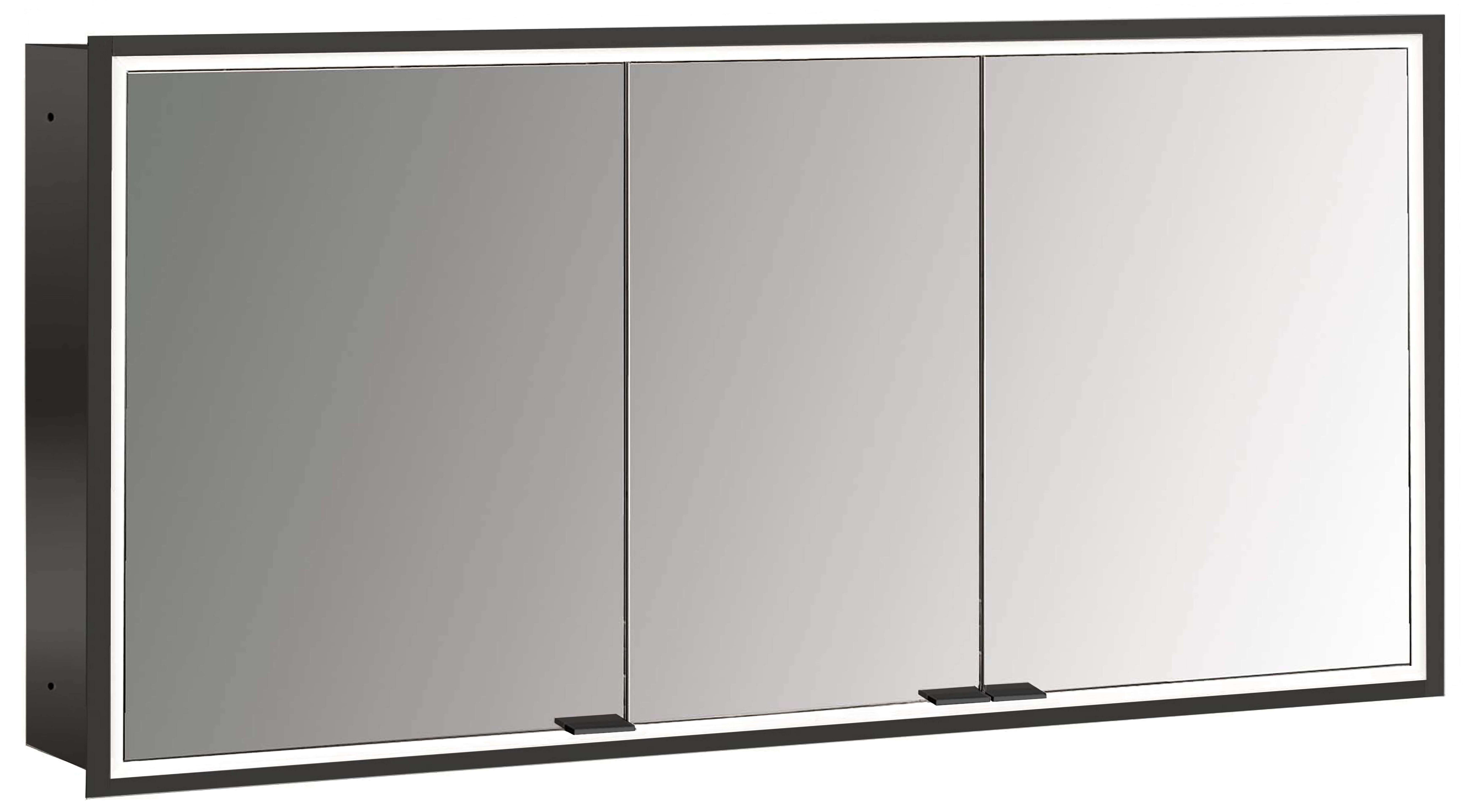 frasco-centric-led-spiegelschrank-150-cm-schwarz-ip20 image 1