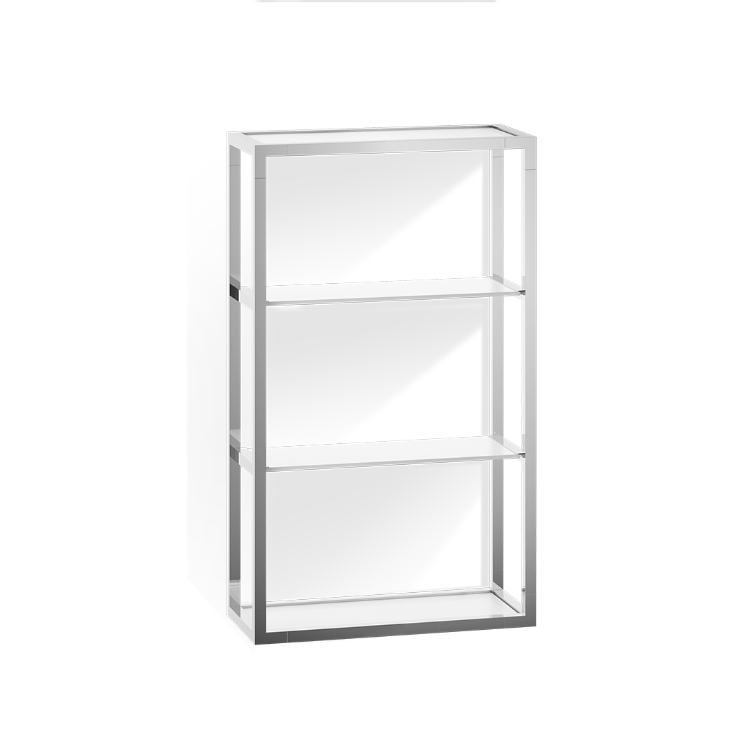 decor-walther-classic-et-6-badregal-chrom-glas-satiniert image 1