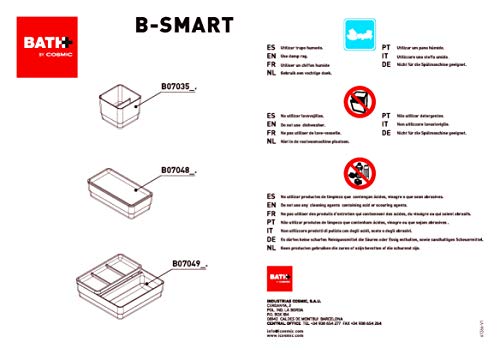 cosmic-bath-bsmart-doppel-container-mit-deckel-aufbewahrungsbox image 8