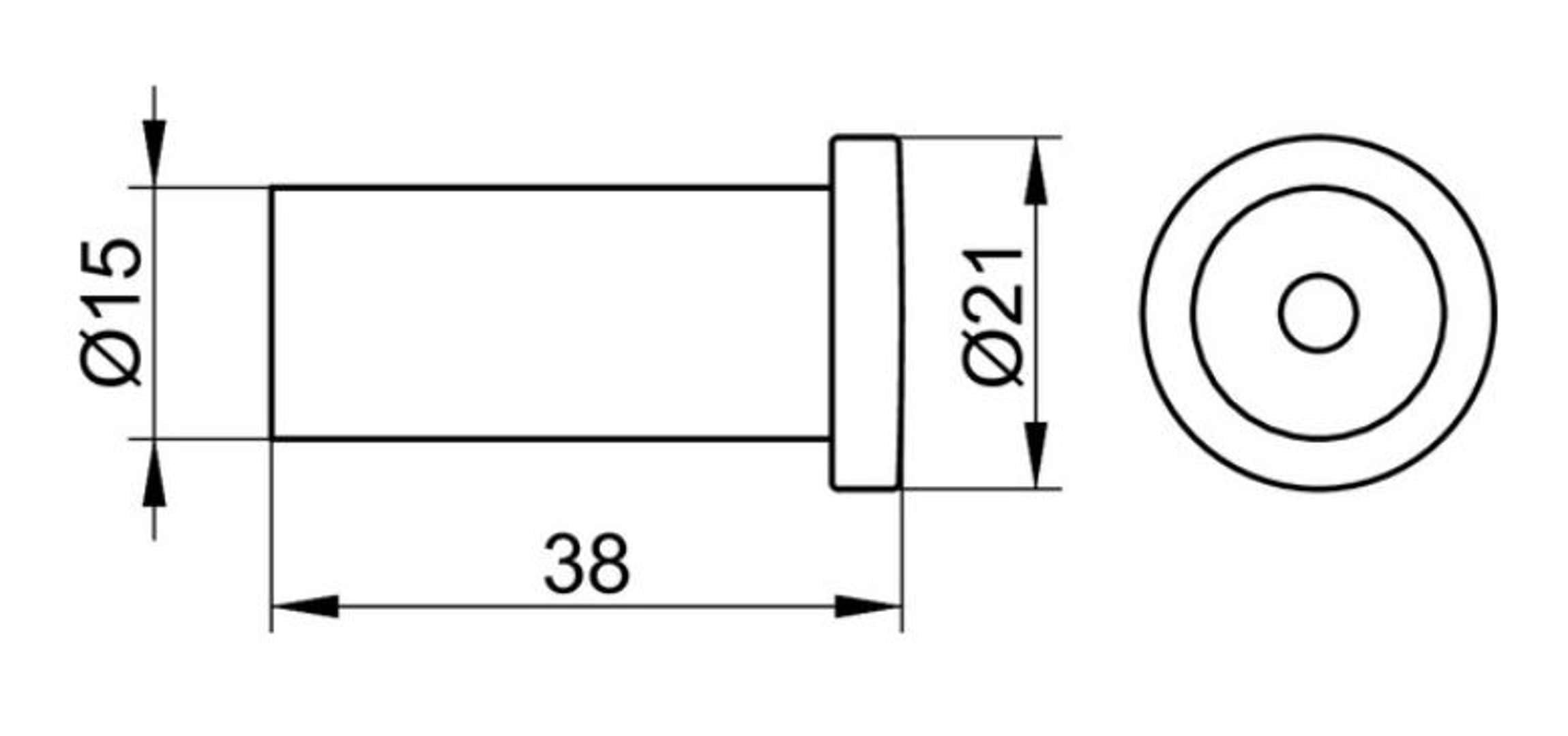 keuco-plan-handtuchhaken-3-8-cm-schwarz-matt image 2