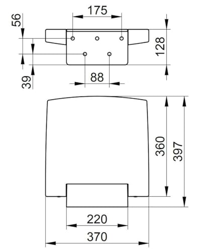 keuco-plan-14983010037-klappsitz-chrom-schwarzgrau-wand image 7
