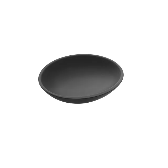 cosmic-saku-seifenschale-acryl-seifenhalter-mattschwarz-130-mm image 1