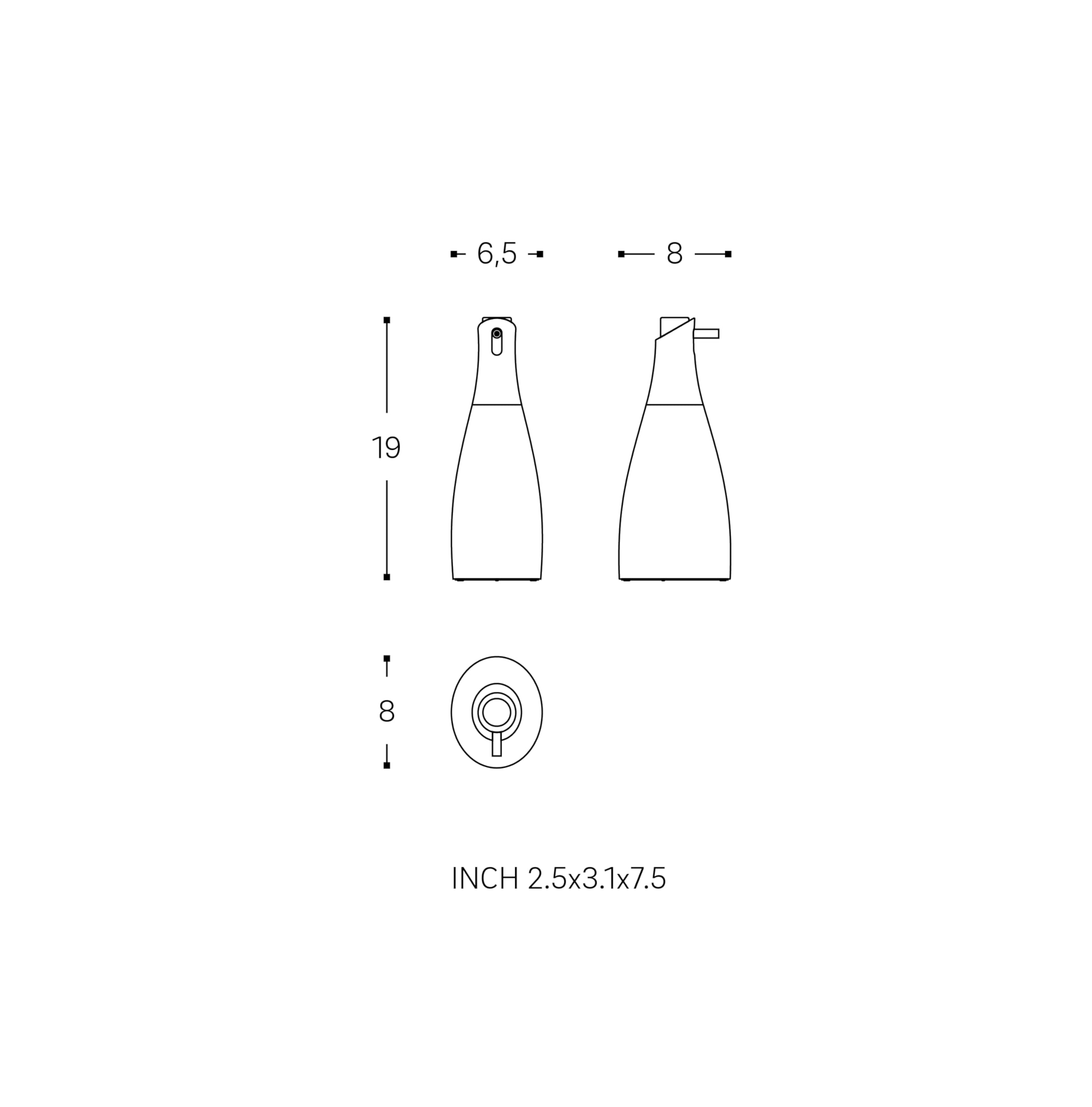 cosmic-saku-seifenspender-mattgrau-300-ml-glas-acryl image 7