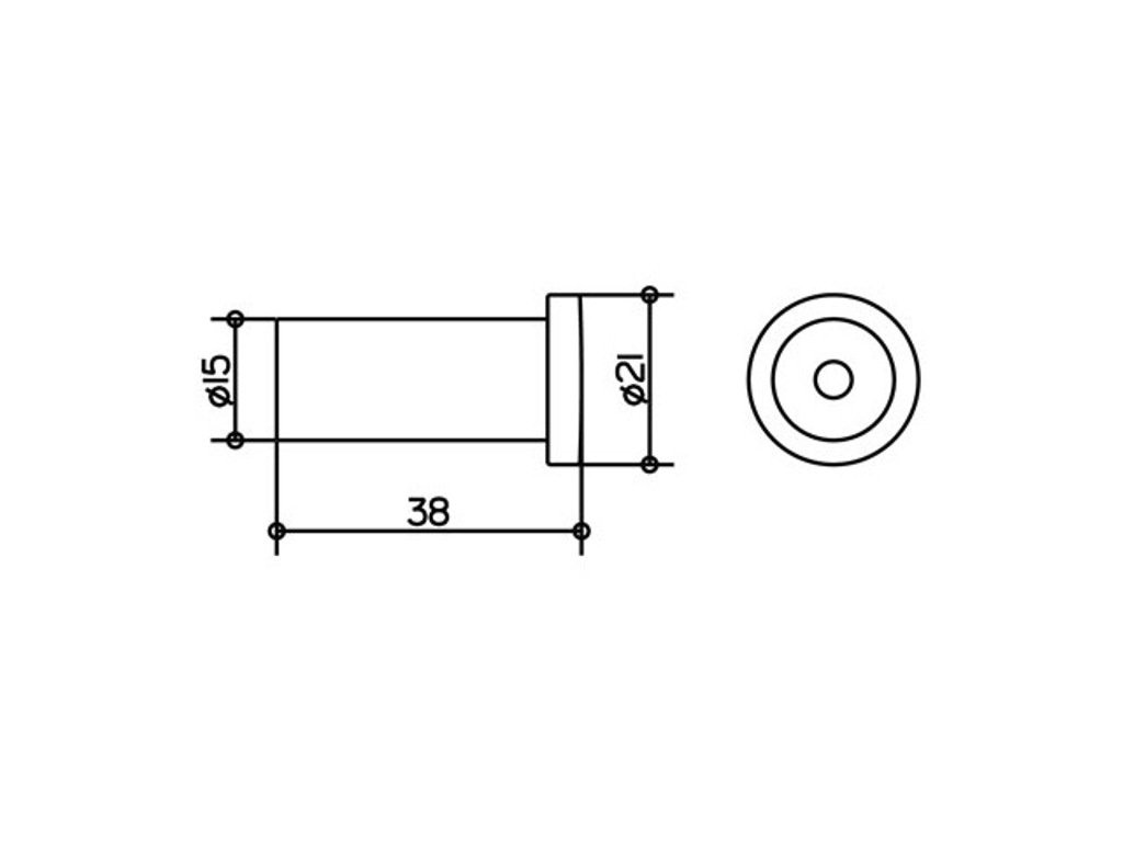 keuco-plan-handtuchhaken-3-8-cm-chrom-metall-wandhaken image 2