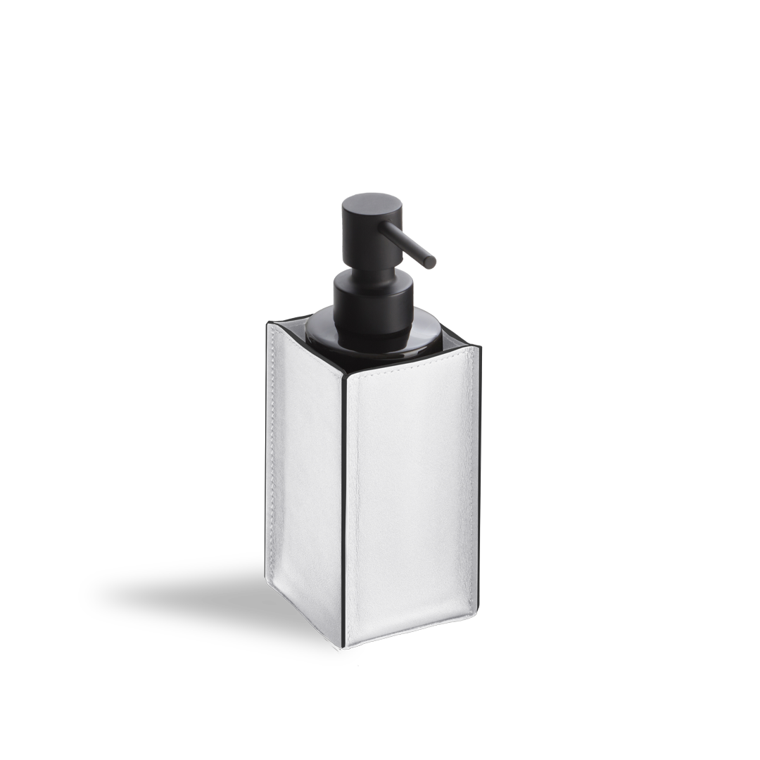 decor-walther-nappa-ssp-seifenspender-schneewei-leder-eckig image 1