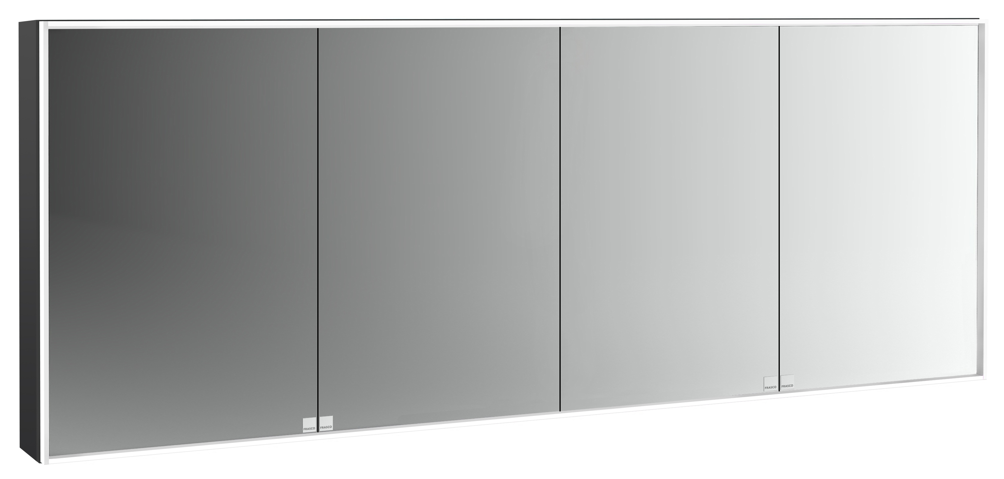 frasco-centric-deep-spiegelschrank-180-cm-schwarz-aufputz image 1