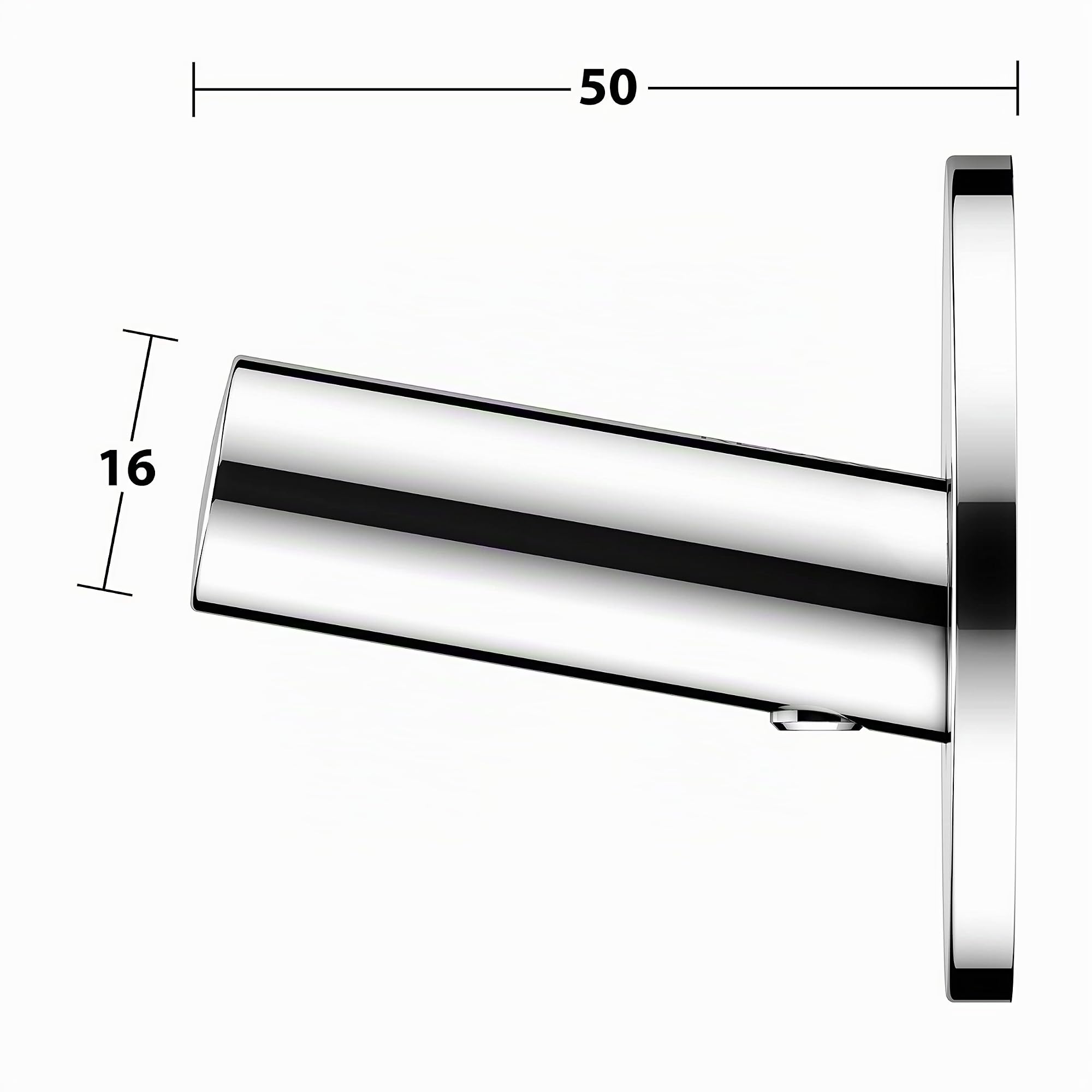 keuco-reva-handtuchhaken-chrom-ohne-bohren-metall image 5