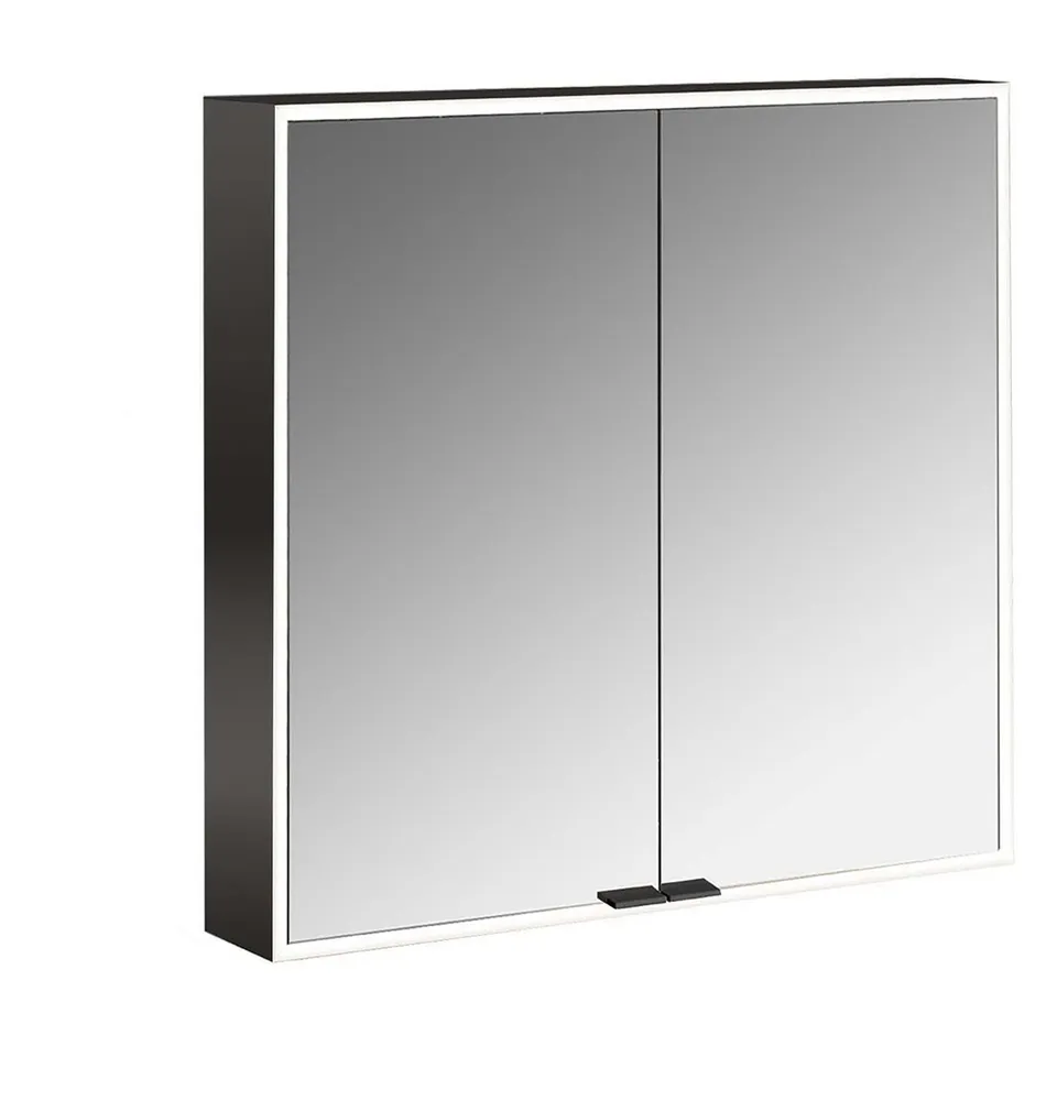 frasco-centric-spiegelschrank-70-cm-schwarz-aufputz-led image 1